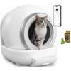 KITTY - Самоочищающийся лоток для кошек 65 л, разборный и моющийся - Подключение через приложение - 57 x 50 x 53 см
