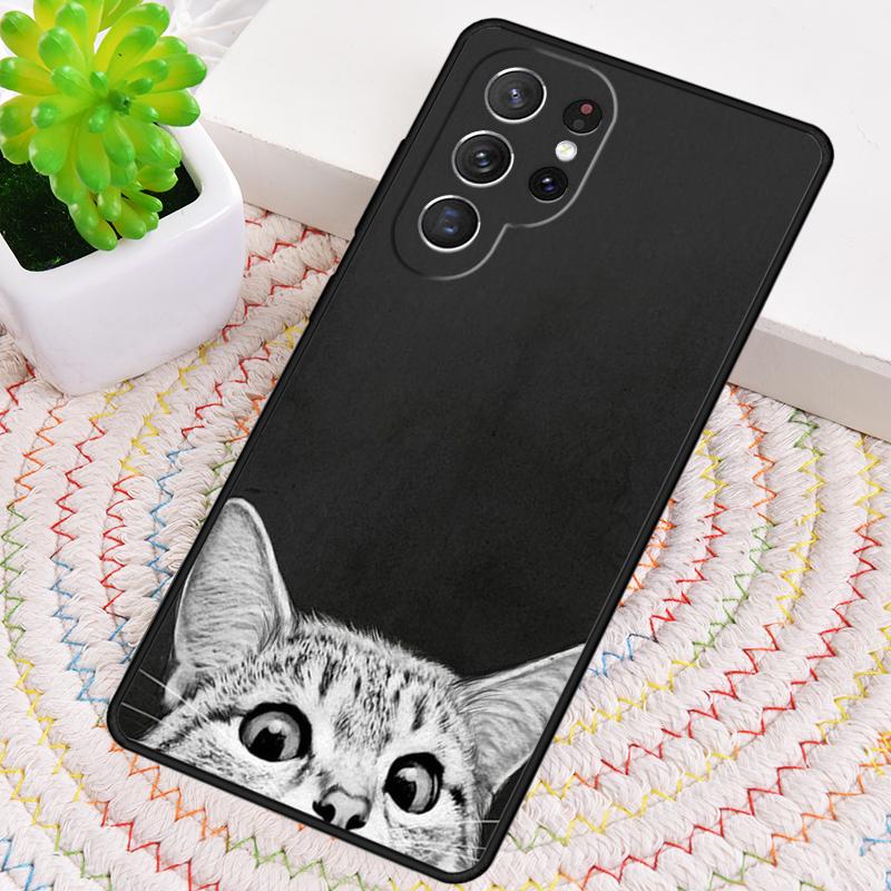 Чехол для телефона с милыми котятами для Samsung Galaxy note 10 pro S26 Ultra S23 S24 FE S25 S21 S22 PLUS противоударный