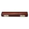 25.5x4.6x3cm Wooden Flute Head Joint Case, Wooden Storage Box, Flute Mouthpiece Accessory, Amber