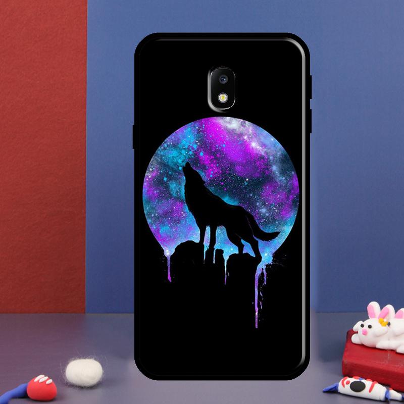 Милый чехол с галактическим волком для Samsung J4 J6 Plus J8 A6 A7 A8 A9 2018 J7 J5 J3 2017 A3 A5 J1 2016 Чехол для телефона