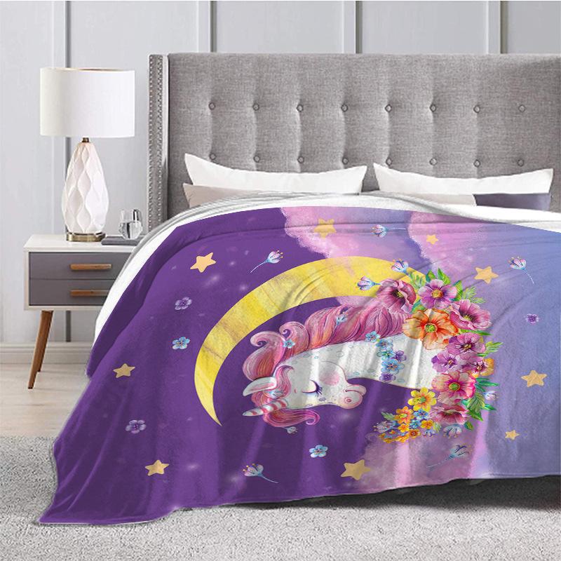 Printed Blanket Fashion Digital Printed Flannel Blanket