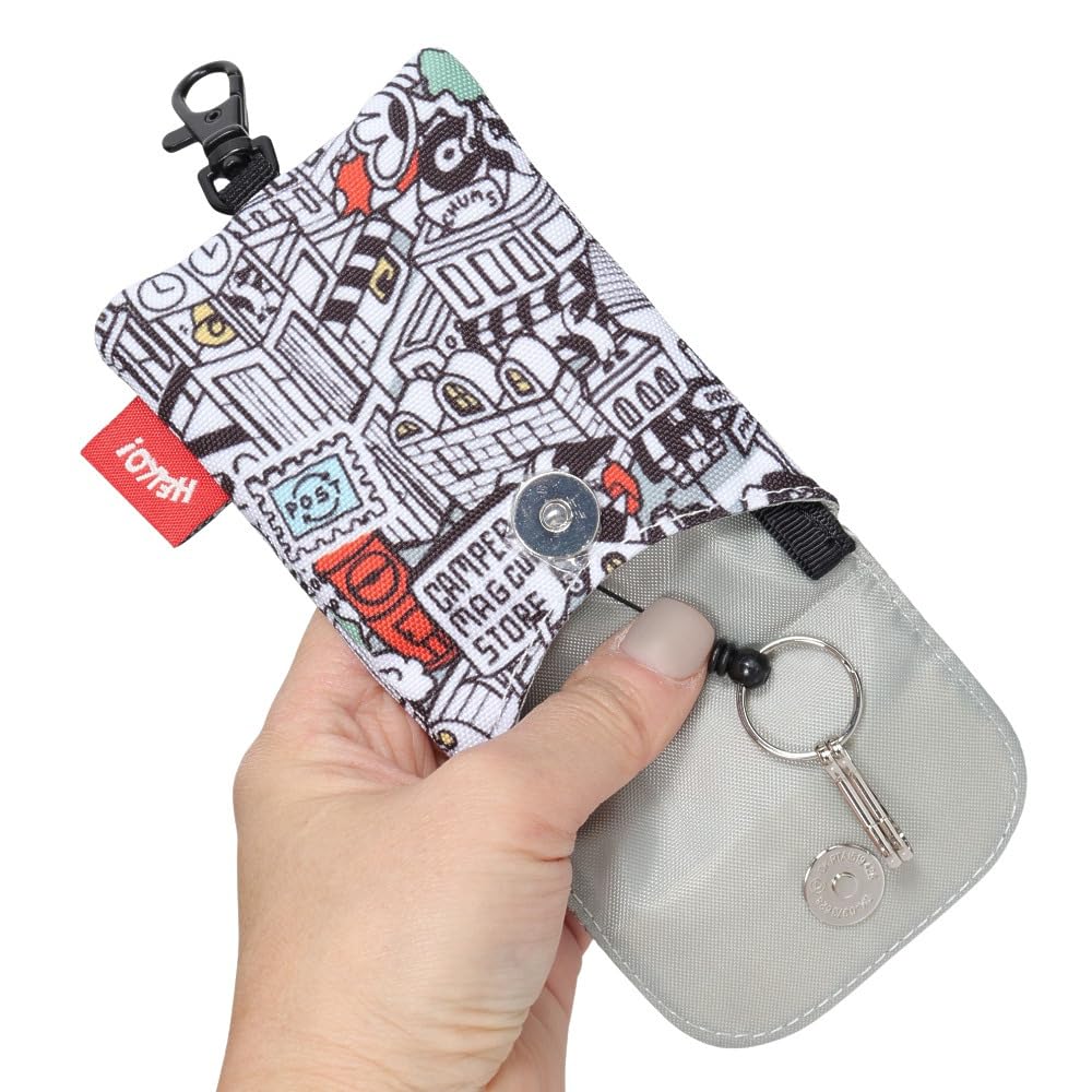 Брелок для ключей Recycle Retractor Key Holder City [Chums]