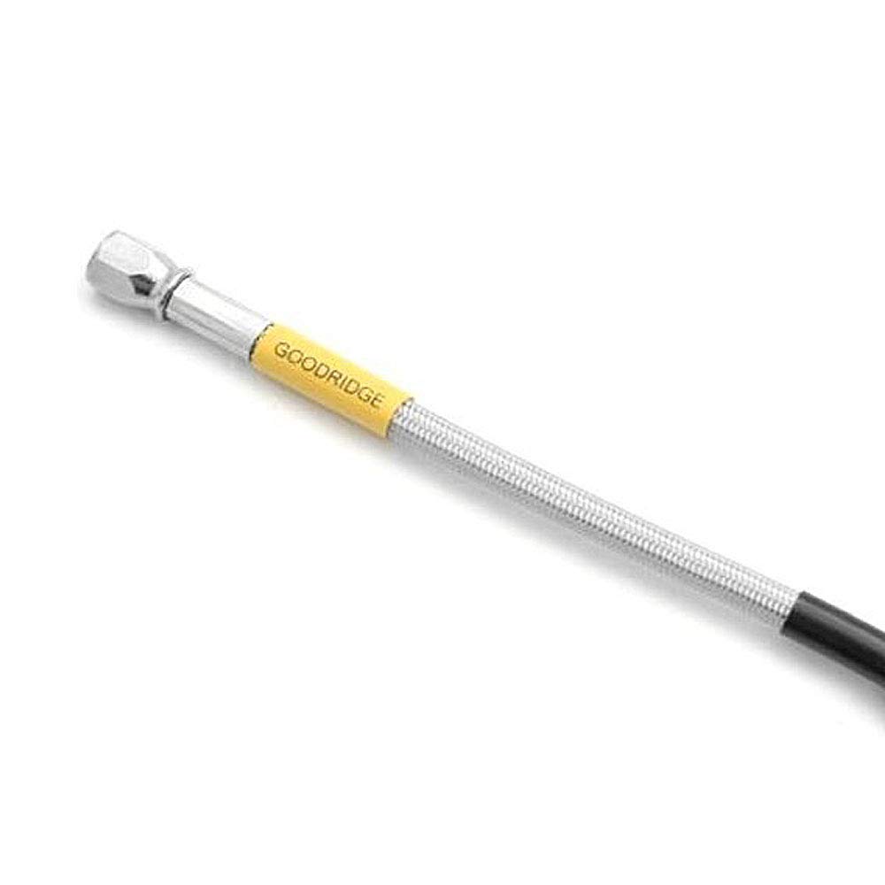 Build a Line B31720 Universal Brake Hose for Road Models Stainless Steel Fittings Clear