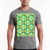 Happy Alien And Daisy Grunge Pattern Tshirt Summer Casual Cotton Tee Unisex Unisex Unisex