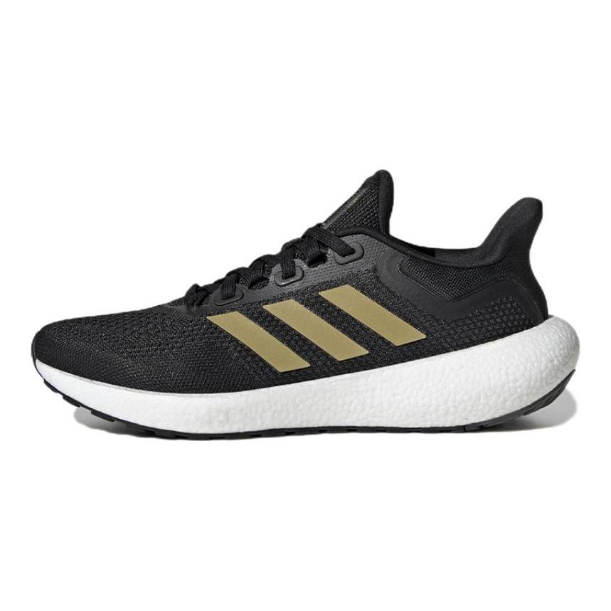 adidas Женские кроссовки PureBoost 22 'Black Gold Metallic' GW0907