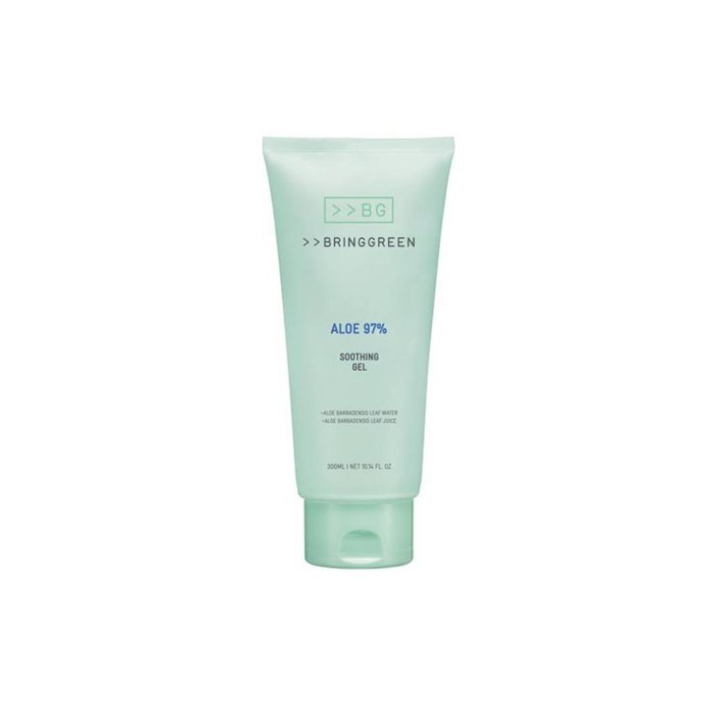 BringGreen Успокаивающий гель с алоэ 97%, Успокаивающий гель с алоэ 97%, Успокаивающий гель с розовым алоэ 96% 300 мл (6 вариантов)