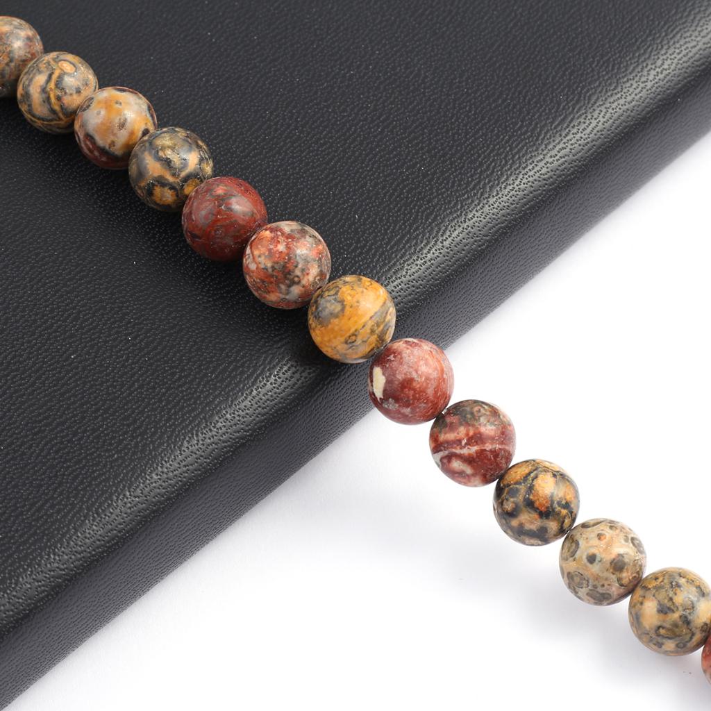 Бусины Isoaltion, натуральный леопардовый камень, круглые бусины для изготовления ювелирных изделий, ожерелье, серьги, браслет, аксессуары