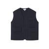 CS Fall and Winter New Fashion Style Casual Type V Neck Wool Blend Parka Functional Short Vest 1250697