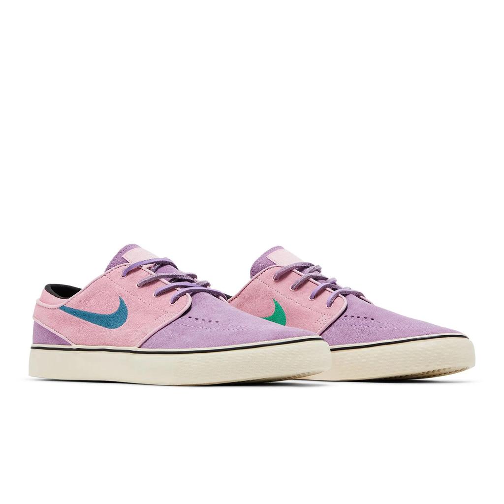 Nike Zoom Stefan Janoski+ SB 'Lilac Medium Soft Pink' (Unisex) Lilac / Noise Aqua / Medium Soft Pink / Coconut Milk / Blue Lightning / Black