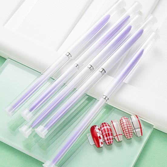 Yousheng 7/15/20/25/30 мм карандаш для ногтей с тонким наконечником, градиентным цветом, гибкая щетина, нескользящая ручка, ручка для рисования линий, полосок и цветов, маникюрный салон