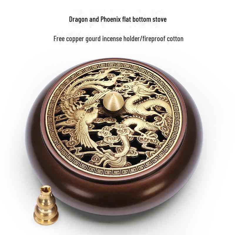Латунная курильница с плоским дном Jinlian для домашнего и внутреннего использования