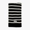 PINK PINEAPPLE SNUGGY STRIPE MUFFLER_BLACK