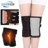 Gobygo 1 пара самонагревающихся наколенников спортивные обертывающие фиксированные наколенники магнитная терапия наколенники тепло фитнес-накладки бег велосипед