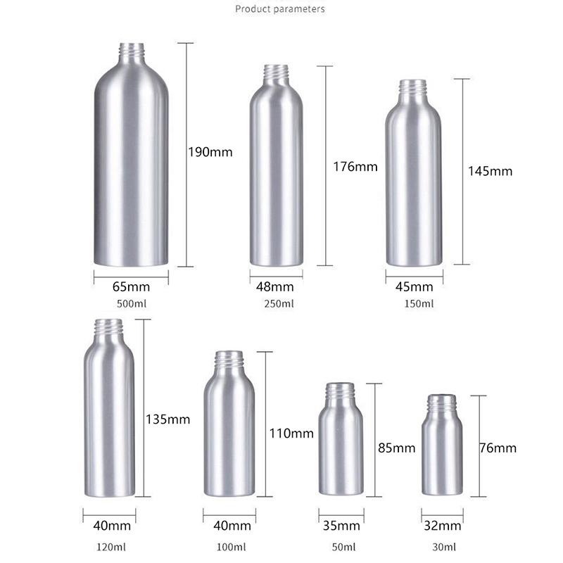 Алюминиевая бутылка 50-500 мл, пустые распылители, распылитель с насосом, распылитель мелкого тумана