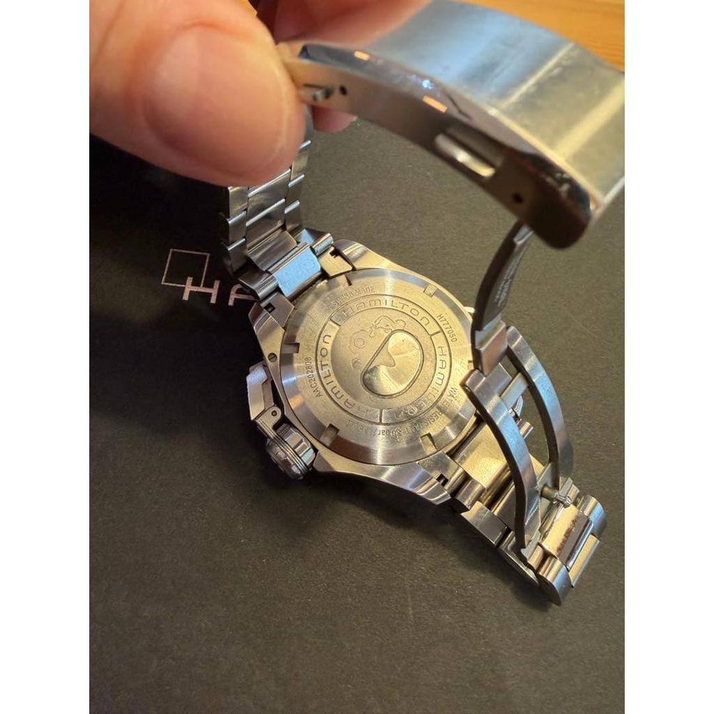 Used HAMILTON Khaki Navy Open Water H777050 Blue