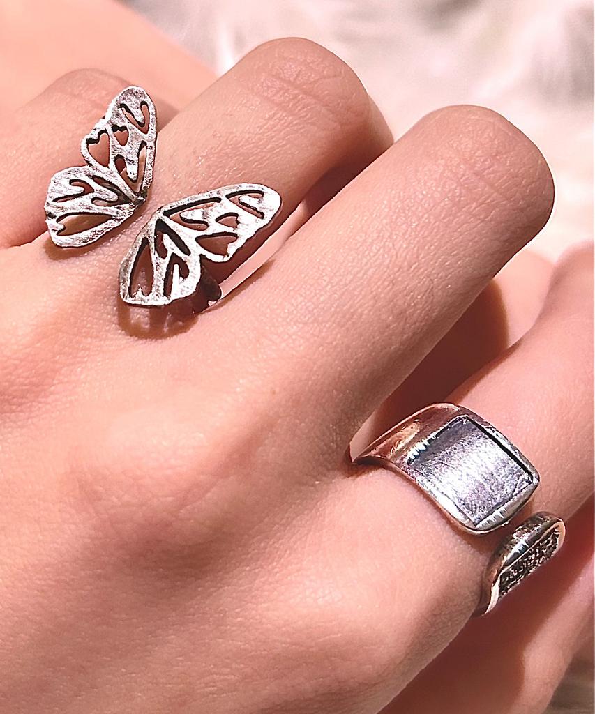 Серебряное кольцо Oesalang Небеса и Ад 925