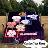 Custom Name Music Friends K-pop Blanket  Ideal Bedding Blanket Perfect for Travel, Camping, Living Rooms, Offices, Sofas, Fan Christmas gift