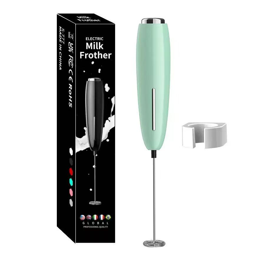 Electric Milk Frother Powerful Stainless Steel Drink Mixer Coffee Cappuccino Chocolate Foam Maker for Hot Drinks