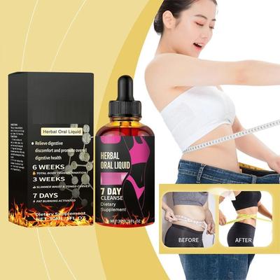 Растительная пероральная жидкость 30 мл - Контурирующая и сжигатель для похудения