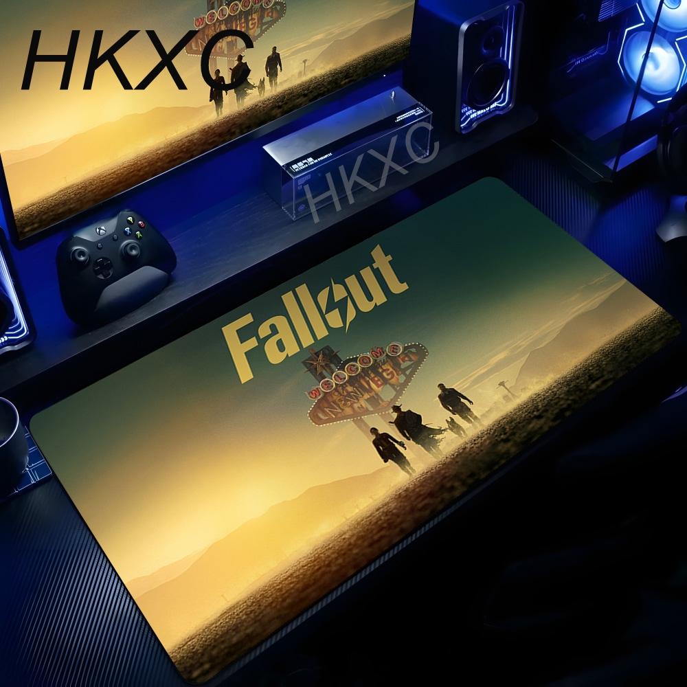 PC Gaming Large F-Fallout 4 Gamer Mouse Pad XXL Keyboard Non-slip Rubber Laptop Office Extended Desk Mats Computer Accessories