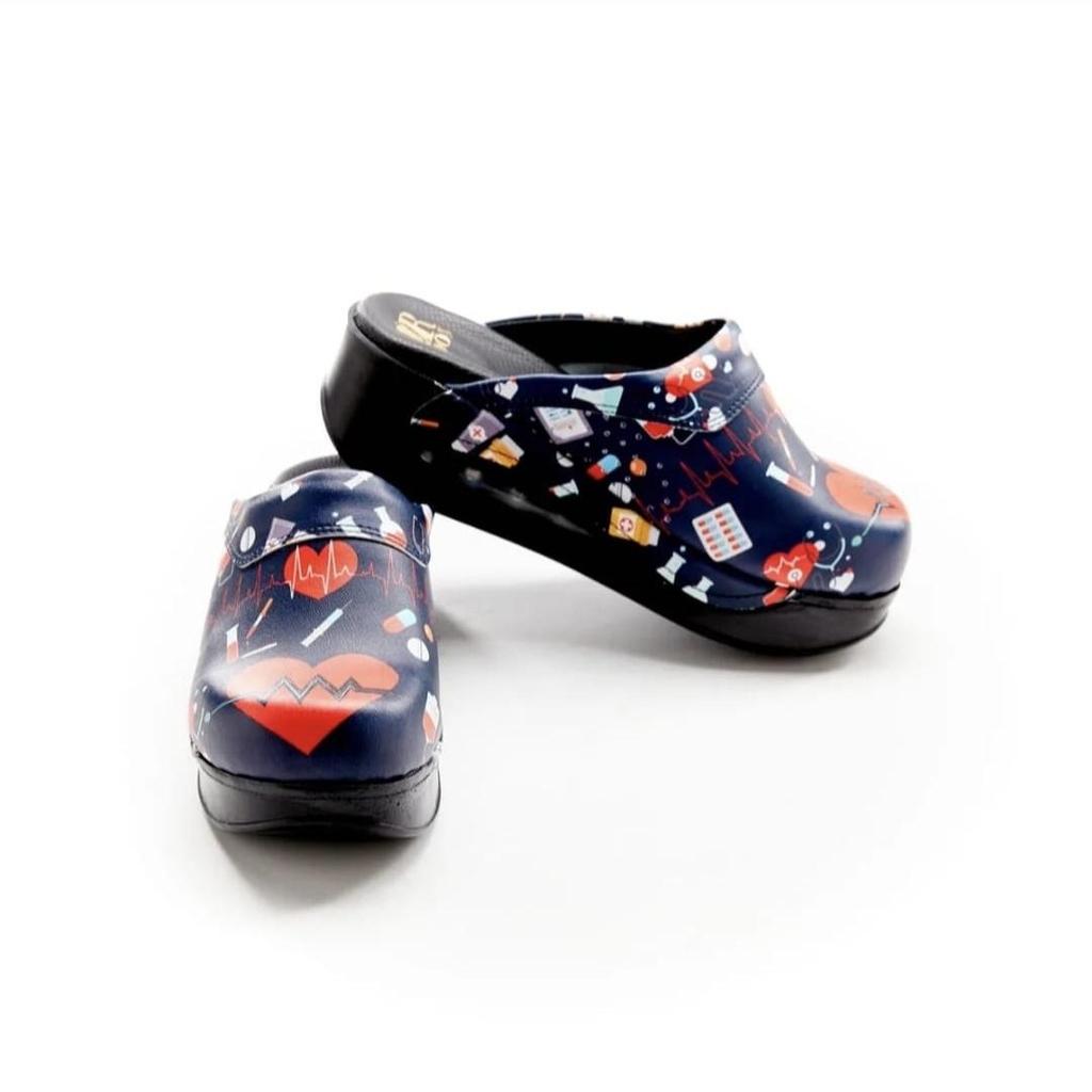 Ортопедические женские медицинские сабо — противоскользящие, удобные