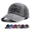 Новая унисекс washed cotton snapback кепка с вышивкой букв, бейсболка для мужчин и женщин, регулируемая, повседневная, для улицы, папина кепка