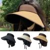 Шляпа с большими полями, складная солнцезащитная шляпа, новая защитная шляпа от солнца и ультрафиолета для шеи