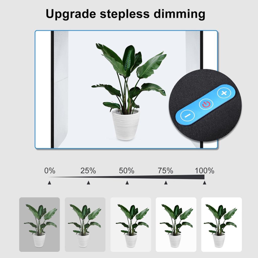 PULUZ Soft Box Set Portable Folding Photo Lighting Modifier Photography Tent Box with 12 Colors