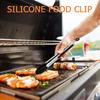 Кухонные щипцы для барбекю, набор из нержавеющей стали с силиконовым наконечником, инструмент для сервировки салата, хлеба