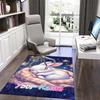 1PC Custom Name "Sleepy Bunny Dreamscape" Theme Floor Mat Ideal for Living Room, Game Rooms, Office, Bedroom,Floor Mat Playful Design