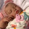 Reborn Baby Doll Loulou 3D Color Skin Sleepping Bebe Doll Toy For Children Gift Dolls