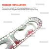 Real Hard Dry Carbon Fiber Sticker For Abarth 595/695 Fiat 500 2016-2024 LHD RHD Car Water Cup Holder Gear Shift Panel Trim