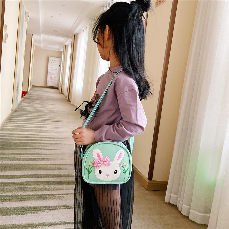 Adorable Cartoon Pu Leather Girls Shoulder Bag Fashionable Princess Coin Purse