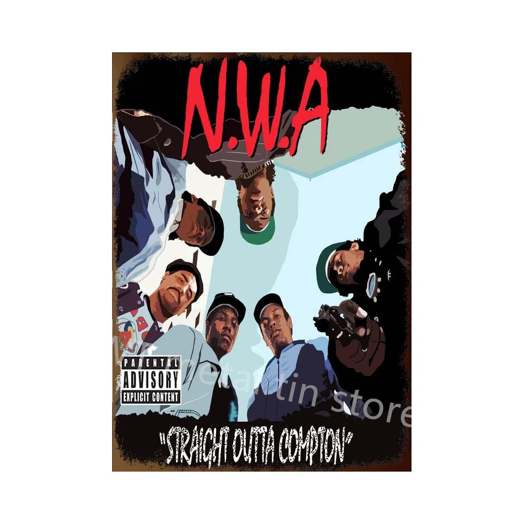 Ретро-плакат музыкальной группы, металлическая табличка, жестяная табличка, винтажная рок-н-ролльная тарелка для домашнего бара, декоративные наклейки, декор стен гостиной