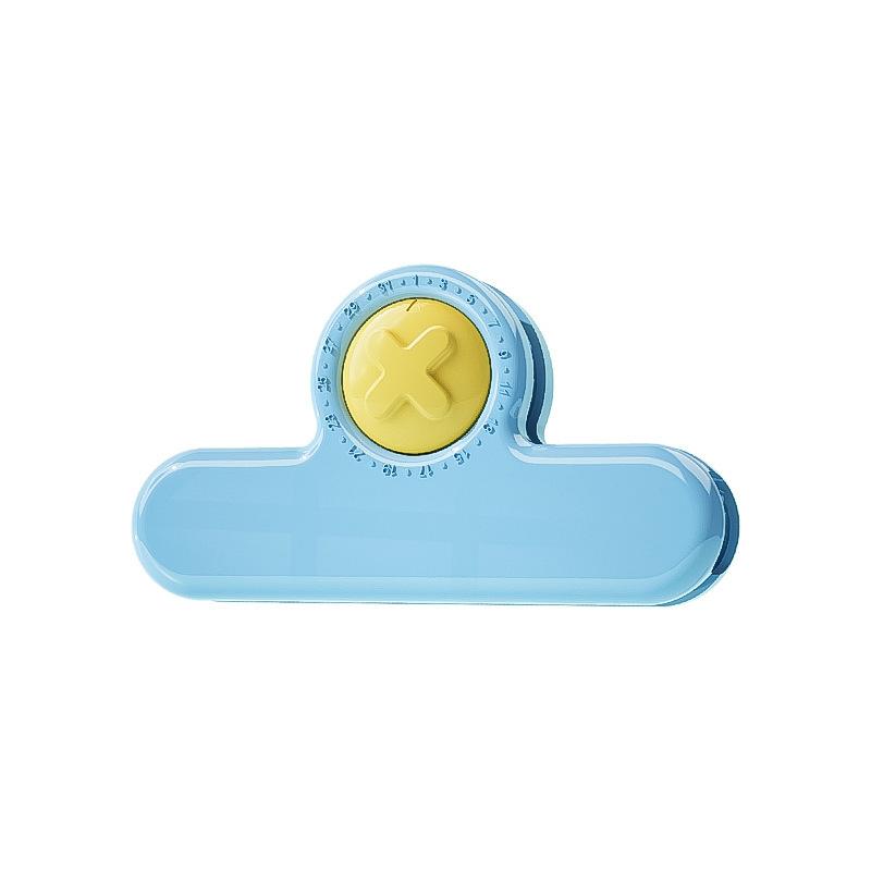 Creative Magnetic Timing Bag Sealing Clip Dopamine Moisture-Proof Snack Chip Clamp With Date Circle Food Fresh-Keeping Sealer