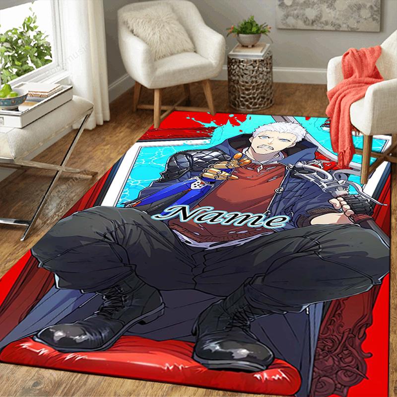 Custom 1Pc Devil May Cry Netflix Series Rug Office Carpet Indoor Outdoor Entrance Doormat Nonslip Soft And Comfortable Living Room D291534