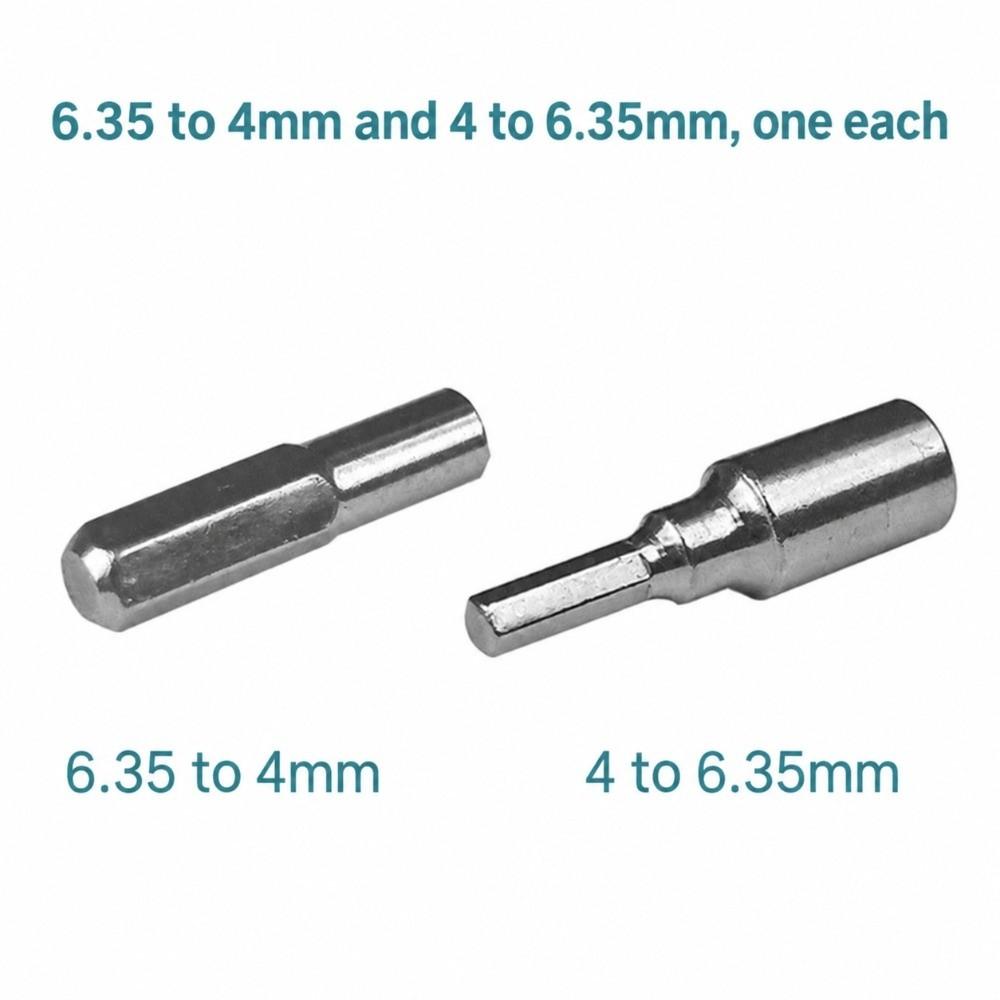 1/2Pcs 6.35mm To 4mm Magnetic Bit Holder Magnetic Screwdriver Bit Adapter Phone Repair