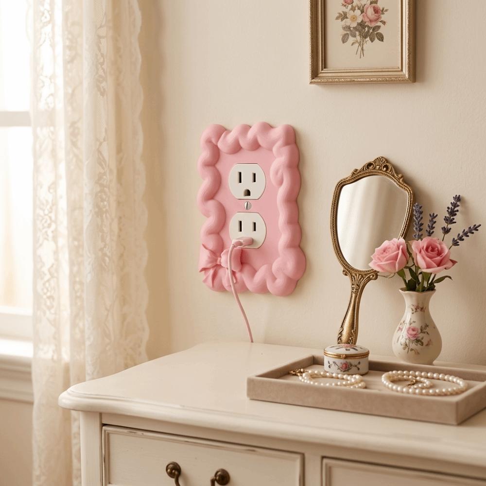 3D Printed Switch Stickers Self-Adhesive Switch Frame Cover Switch Protective Cover Wall Mounted