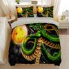 Japanese Anime Dragon Ball Bedding Set Goku Super Saiyan Duvet Cover Pillowcase 2/3pcs 3D Prints for Teens Quilt Cover