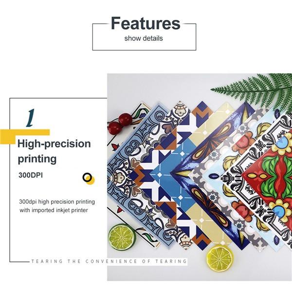 10x10/15x15/20x20/30x30cm PVC Flower Tile Tiles Decals Waterproof Wall Sticker Bathroom Sticker Kitchen Decoration