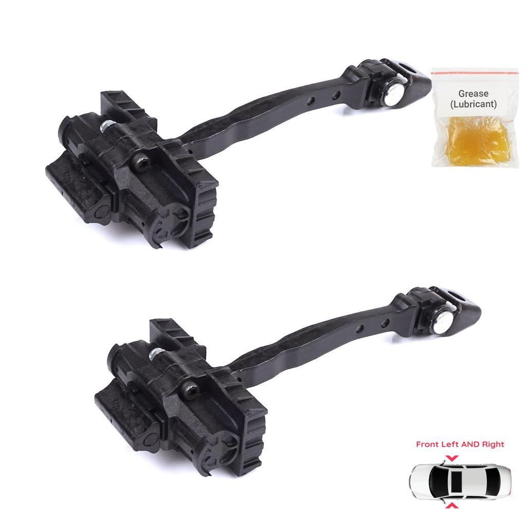 BDP1432-1 2 Pieces Front Door Stop Check Assy Limiter Strap for VW Polo MK6 AW1 BZ1 AE1 2017-On 4/5 Door 2G4837249A
