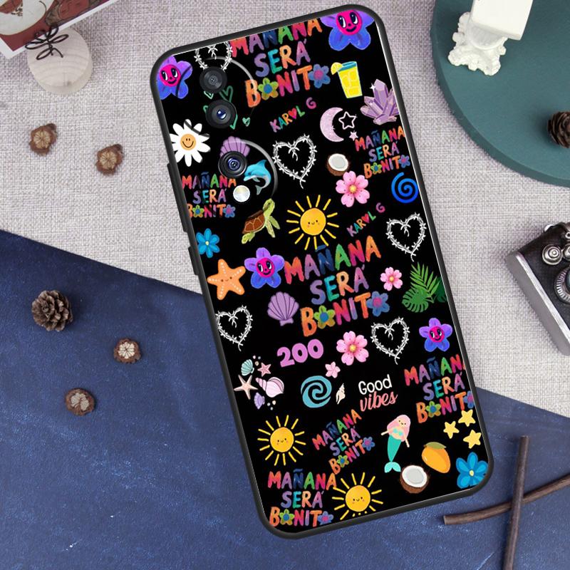 karolg Manana Sera Bonito Case For Huawei Honor Magic 5 Pro X8 X9a 50 70 P Smart 2019 Nova 9 P20 P30 P40 Lite Cover