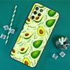 Avocado Collage Case For Oppo A60 A40 A80 A16 A76 A96 A18 A38 A58 A78 A98 A91 A15 A17 A74 A94 A54 A57S Cover