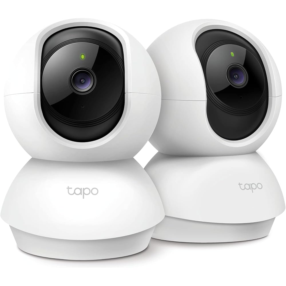 TP-Link 3MP Network Wi-Fi Camera 2-Pack Pet Camera Full HD Indoor Camera Night Vision 3-Year Manufacturer's Warranty Tapo C210P2