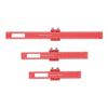 Pocket Ruler Set 6 8 12in Woodworking Accurate Metric Inch Measuring Aluminium Alloy Metal Slide Stop Adjustable Marking