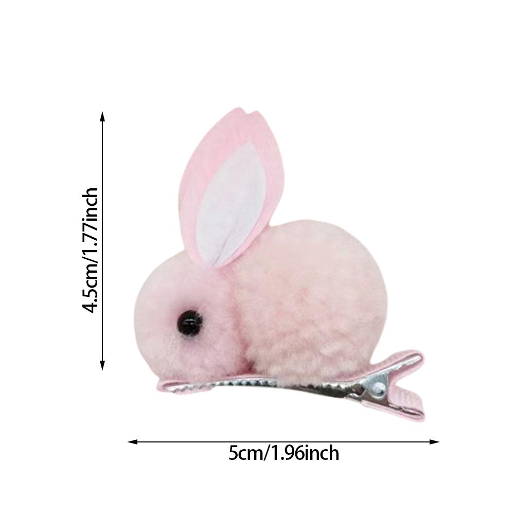 1 Pair Little Rabbit Hairpin Children Hair Barrette Decoration