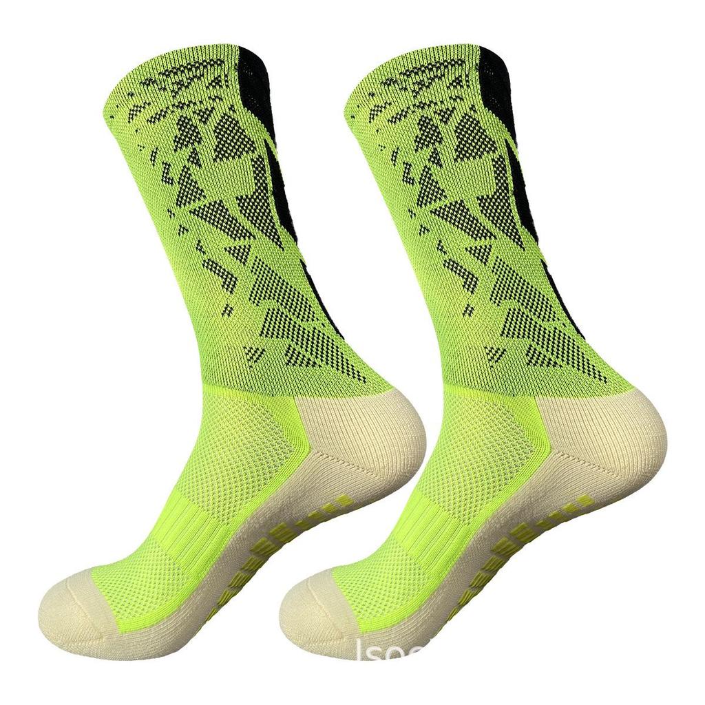 Silicone Non-slip Grip Socks for Men: Football, Basketball, Cycling - Thickened, Towel Bottom Sports Socks