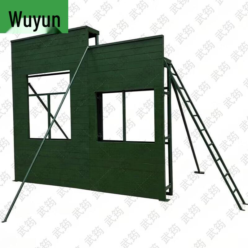 Outdoor Climbing Wall with Ladder & Pole