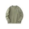 Training Series Letter Round Neck Pullover Sports Casual Sweatshirt Men Sweatshirt Dry-Olive 152417744-4