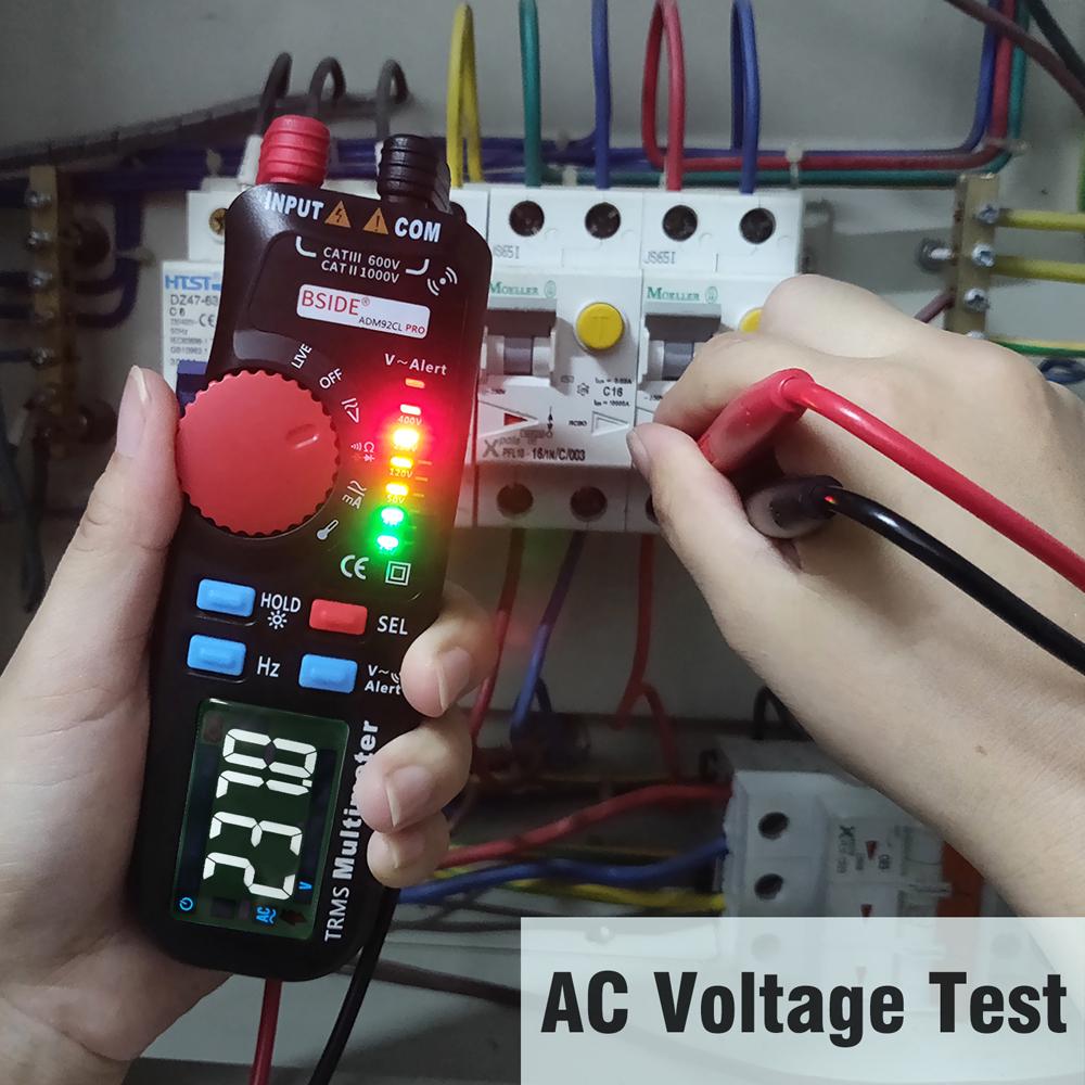 ADM92CL PRO Мини Мультиметр TRMS Двойной Режим Напряжение AC DC Ток Сопротивление Диод Емкость Частотомер 6000